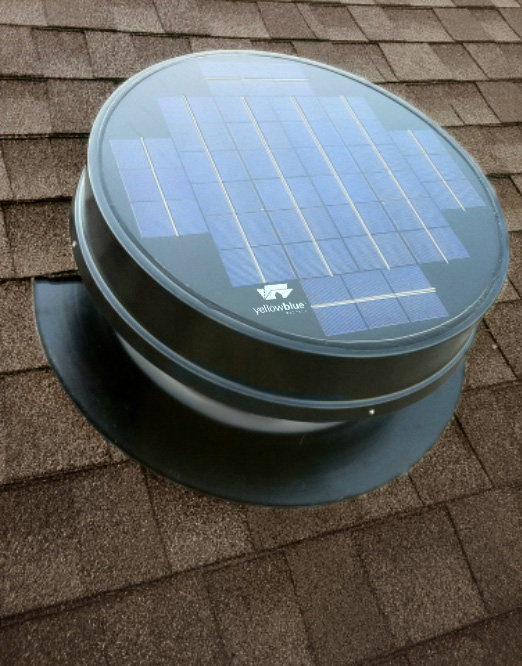 Solar Fan Installed